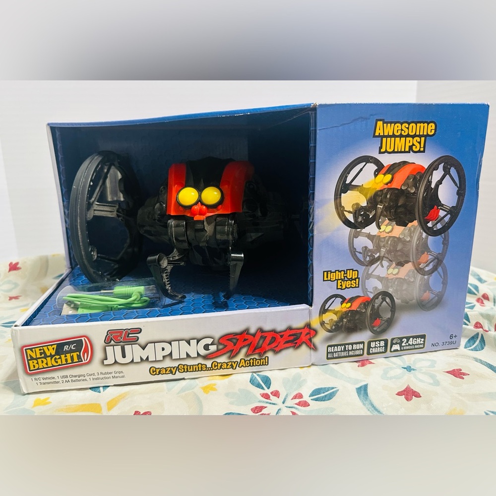 New Bright RC Jumping Spider Stunt Vehicle - Brand New.